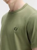 Fred Perry T-shirt Uomo M3519 Olive Mint - Verde