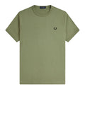 Fred Perry T-shirt Uomo M3519 Olive Mint - Verde