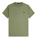 fred perry t shirt uomo m3519 olive mint verde 166517805