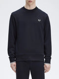 Fred Perry Felpa Uomo M7535 Navy - Blu