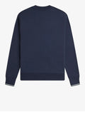 Fred Perry Felpa Uomo M7535 Drkairf/lic/bayl - Blu