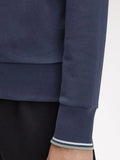 Fred Perry Felpa Uomo M7535 Drkairf/lic/bayl - Blu