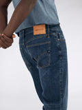 Gas Jeans Slim Uomo 351451031065 Basic Blue Dar - Denim