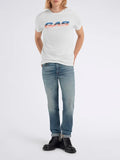Gas Jeans Slim Albert Simple Uomo 351451031091 Stone Blue Med - Denim