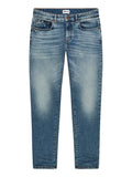 Gas Jeans Slim Albert Simple Uomo 351451031091 Stone Blue Med - Denim