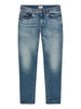 gas jeans slim albert simple uomo 351451031091 stone blue med denim 161859199
