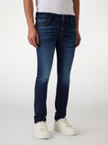 Guess Jeans Skinny Miami Uomo M2YAN1D4Q41 Carry Dark - Denim