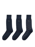 Guess Calzini 3Pack Uomo U4BG52ZZ02T - Blu
