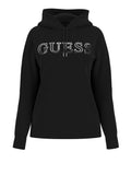 Guess Felpa Cappuccio Couture Donna V4RQ25K0232 Jet Black A996 - Nero