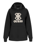 Guess Felpa Cappuccio Carmen Donna V5YQ01KCX22 Jet Black A996 - Nero