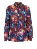 Guess Camicia Casual Camicia New Clouis Donna W5BH73WGLA2 Midnight Bloom Print - Floreale