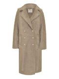 Guess Cappotto Laila Faux Fur Donna W5BL62W4190 Foamy Taupe - Beige