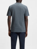 Hugo Boss T-shirt Thompson Uomo 50468347 Open Grey - Grigio