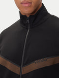 Hugo Boss Felpa Zip Dingmoor Uomo 50542833 - Nero