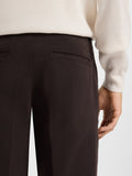 Hugo Boss Pantalone Chino Kane Uomo 50543304 Dark Brown - Marrone
