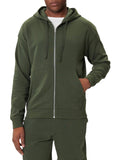 Hugo Boss Felpa Zip Dapozip Uomo 50548651 Dark Green - Verde