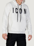 Icon Felpa Cappuccio Uomo ICUF2W6F005 - Bianco