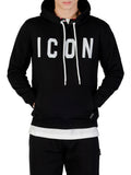 Icon Felpa Cappuccio Uomo ICUF2W6F005 - Nero