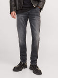 Jack e Jones Jeans Slim Uomo 12159030 Black Denim - Nero