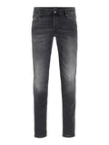 Jack e Jones Jeans Slim Uomo 12159030 Black Denim - Nero