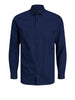 jack e jones camicia classica uomo 12227385 perfect navy slim fit blu 169904000