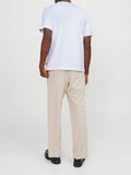 Jack e Jones T-shirt Uomo 12254412 White - Bianco