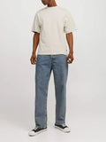 Jack e Jones T-shirt Uomo 12254412 Moonbeam - Avorio