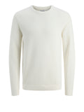 Jack e Jones Pullover Uomo 12278962 Cloud Dancer - Bianco