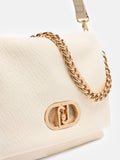 Liu Jo Borsa a Tracolla Donna AF5147E0161 Marmo - Avorio