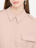 Liu Jo Camicia Casual Camicia Donna CF5210TS109 Light Cipria - Rosa