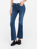 Liu Jo Jeans a Zampa Donna UF5015D0236 Den.blue Long Dk.sav - Denim