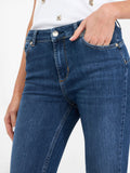 Liu Jo Jeans a Zampa Donna UF5015D0236 Den.blue Long Dk.sav - Denim