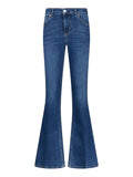 Liu Jo Jeans a Zampa Donna UF5015D0236 Den.blue Long Dk.sav - Denim