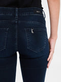 Liu Jo Jeans Slim Donna UF5025D4615 Den.blu/black Winner - Denim
