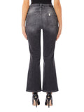 Liu Jo Jeans a Zampa Donna UF5040D4615 Den.grey Winner Wash - Nero