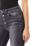 Liu Jo Jeans a Zampa Donna UF5040D4615 Den.grey Winner Wash - Nero