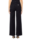 Liu Jo Jeans a Zampa Donna UF5090D0264 Den.black Sound Wash - Nero