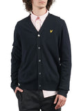 Lyle & Scott Cardigan Uomo KN2100VC Dark Navy - Blu