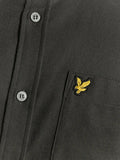Lyle & Scott Camicia Casual Plain Flannel Uomo LW1920V Shadow - Grigio