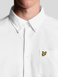 Lyle & Scott Camicia Casual Plain Oxford Uomo LW2112V White - Bianco