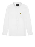 Lyle & Scott Camicia Casual Plain Oxford Uomo LW2112V White - Bianco