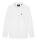 lyle scott camicia casual plain oxford uomo lw2112v white bianco 168846709