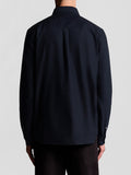 Lyle & Scott Camicia Casual Plain Oxford Uomo LW2112V Dark Navy - Blu