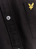 Lyle & Scott Camicia Casual Plain Oxford Uomo LW2112V Jet Black - Nero