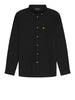 lyle scott camicia casual plain oxford uomo lw2112v jet black nero 163274575