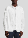 Lyle & Scott Camicia Classica Tonal Easy Care Poplin Uomo LW2113TON White - Bianco