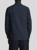 Lyle & Scott Camicia Classica Tonal Easy Care Poplin Uomo LW2113TON Dark Navy - Blu