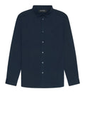 Lyle & Scott Camicia Classica Tonal Easy Care Poplin Uomo LW2113TON Dark Navy - Blu