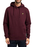 Lyle & Scott Felpa Cappuccio Uomo ML1139V Burgundy - Bordeaux