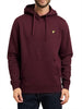 lyle scott felpa cappuccio uomo ml1139v burgundy bordeaux 164430818